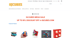 Desktop Screenshot of iqcubes.com