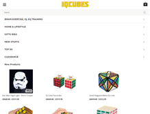 Tablet Screenshot of iqcubes.com